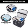 Makeup Bags Double Layer Travel Cosmetic Cases Make up Organizer