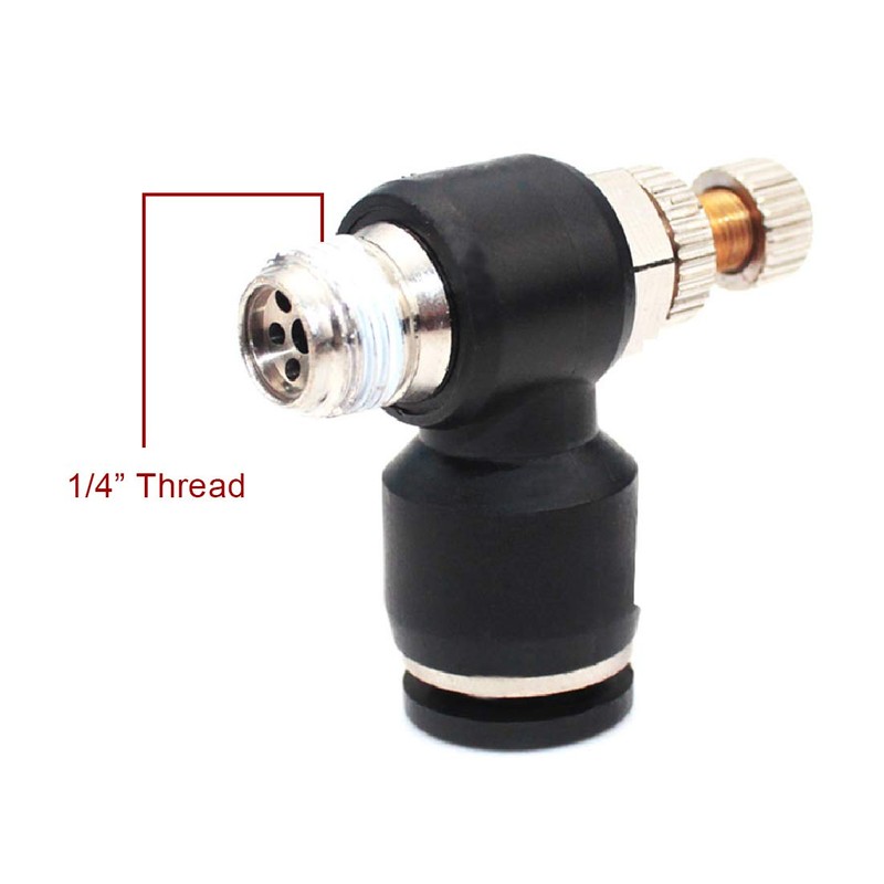 Beduan Pneumatic Push to Connect Air Flow Control Valve, 8mm