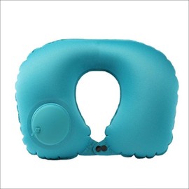 HFYMXNB Inflatable Neck Pillow, Inflatable Travel Pillow, Inflatable for Light Support in Airplanes, Cars, Trains, Buses and Home