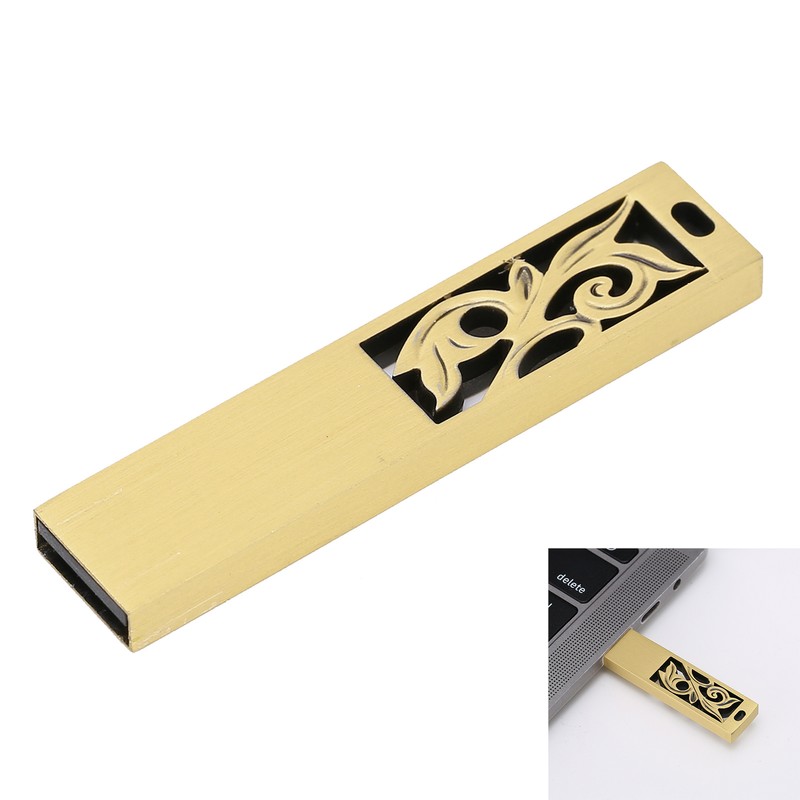 USB Flash Drive 16GB/32G/64G/128G Thumb Metal 2.0 Portable Waterproof Metal