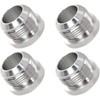 Male Billet 6061t6 Aluminum Weld On Fitting Bung (4Pcs, 6An)