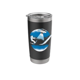 BIGFOOT Water Skiing Loch Ness Monster UFO Sasquatch Stainless Steel Insulated Tumbler