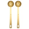 sourcing map 2pcs Single Measuring Spoon 1tbsp (3tsp, 15ml) Teaspoon/Tablespoon