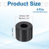 PATIKIL 4pcs M6 Aluminium Spacers, 1/4" ID x 5/8" OD