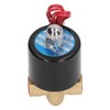 Brass Electric Solenoid Valve 2W025‑08 Normally Closed 1/4in 2 Position
