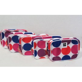Clinique ESTEE LAUDER x LISA PERRY POLKA DOT COSMETIC BAG (LOT OF 5)
