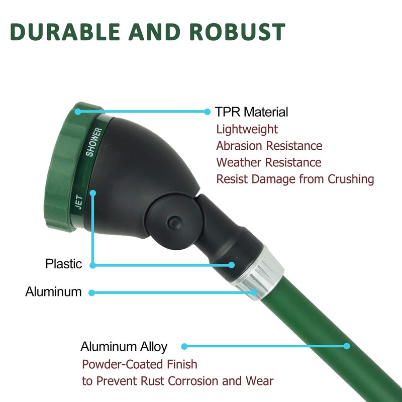Watering Wand for Hanging Baskets & Windows, Lightweight 6-Spray Wand,