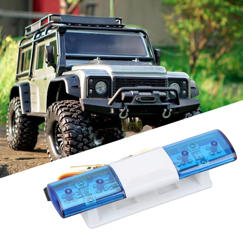 RC LED Police Light Simple Simulation Design 4 Modes RC