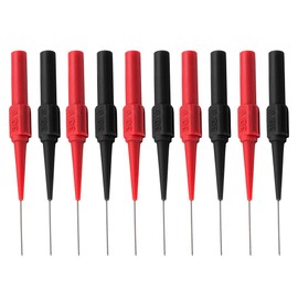 10 Pcs Test Probe Pins for Multimeter, Non-Destructive Stainless Steel Back Probes, 0.7mm Wire Piercing for Automotive and Electrical Testing