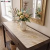 FAVE Gold Table Runner 35.5 Inches Table Runner Waterproof