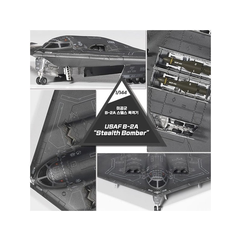 1/144 US Air Force B-2A Stealth Strategic Bomber Plastic Model