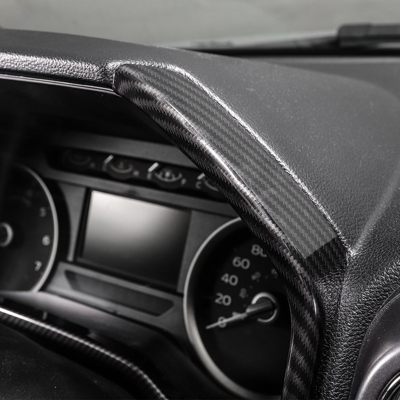 Voodonala Carbon Fiber Grain Dashboard Trim for 2015-2020 Ford F150