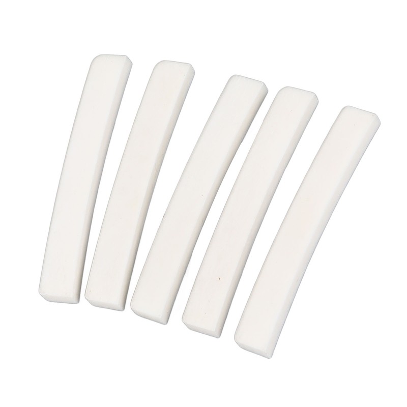 5PCS Bone Guitar Nut Durable Classical Acoustic Guitar Bone String