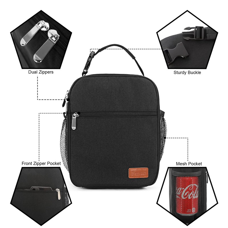 Femuar Lunch bag for Men Women Adults Small for Office
