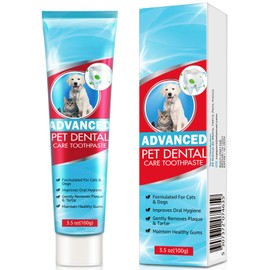 Dog Toothpaste Mint for Dogs and Puppies, Fresh Breath Dental Kit for Pets Dog Toothpaste Mint Teeth Cleaning for Dogs and Puppy Teeth Cleaning Kit