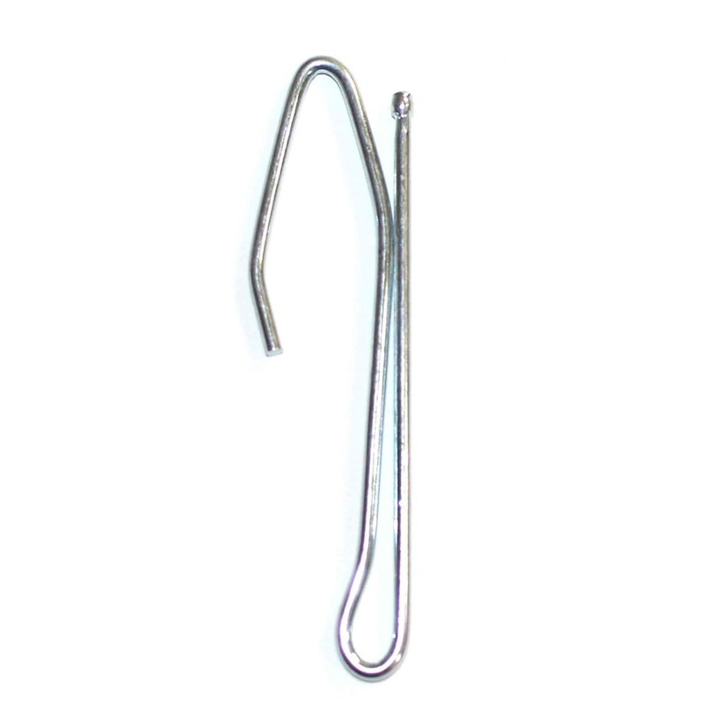 Cloth Shop Metal Cloth and Curtain Hooks, 2.8 inches (70