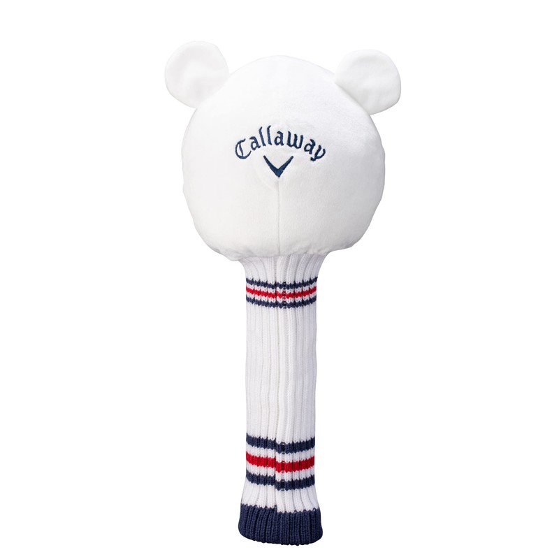 Callaway Headcover BEAR DR WHT FW 22 (For DR, 460CC