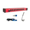 DMXNET 8-port Opto-Isolated DMX Splitter/Amplifier/Isolator, LED Indicator, USB Adjustable Work