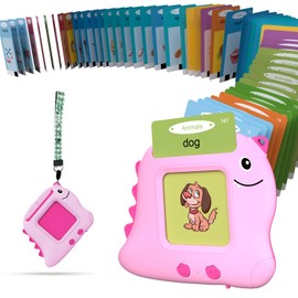 Talking Flash Cards, Montessori Learning Toy for Toddler, Autism Sensory Product Speech Therapy Toys, Preschool Kindergarten Educational Toy Sight Words Phonics for 2 3 4 Year Old Boys Girls