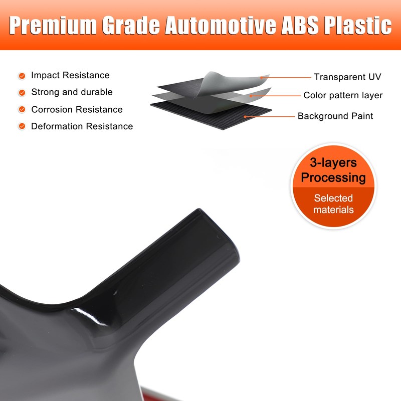 Rearview Mirror Caps Compatible with Toyota Land Cruiser 250 Prado