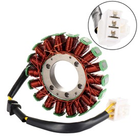 ECCPP Generator Stator Magneto Fit for 2004-2007 Honda CBR1000RR 2005 2007 Honda CBR1000RR Repsol Compatible with 31100-MEL-305 31120-MEL-D21 Magneto Stator