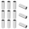 sourcing map Round Coupling Nuts, M12x1.75mm Female Thread 40mm(1.57") 304