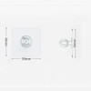 BICEUKI 2PCS Adhesive Stickers,Used for Shower Phone Holder,Wall Hanging Items,