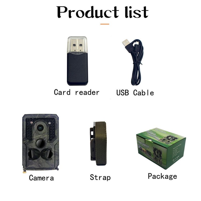 16 Million Trail Camera 1080p Waterproof Game HD Infrared Camera