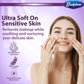 Bodyform Hydrating Micellar Cleansing & Makeup Removing Wipes (40 Counts Pack Of 3) - Gentle Facial Cleansing with Micelle Technology