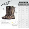 R RUNFUN Men's 16" Snakeproof Hunting Boots Waterproof Side-Zip Mud