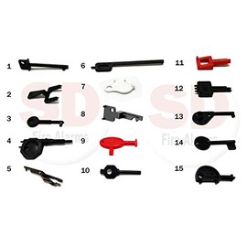 Fire Alarm Engineers Pack - 15 Call Point Test Keys