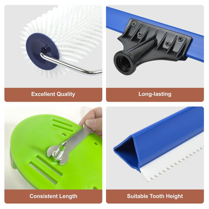 Nichiyo Floor Leveling Kit - Spiked Roller for Concrete Floors(DP-3)