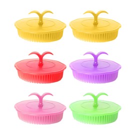 6 Barber Brushes, Scalp Massage Brush, Men'S Hairbrush, Round Hairbrush, Hair Detangling Brush