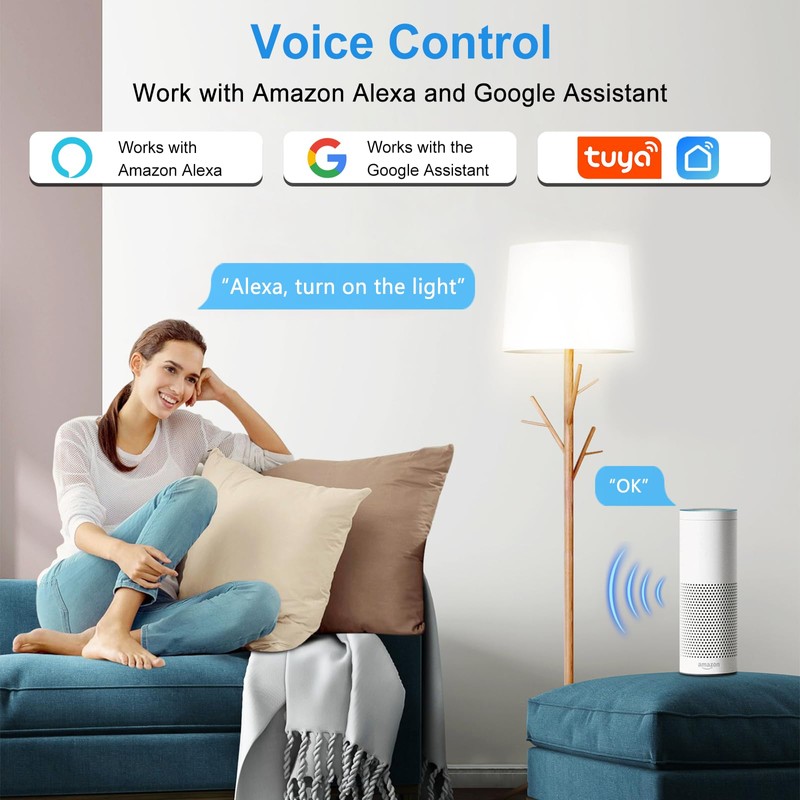 Alexa Light Switch Smart Home, Light Switch Smart Life (1