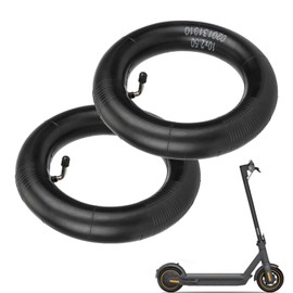 E Scooter Inner Tube 10 x 2.5 E Scooter Thickened Hose, General Replacement Tyres for Scooter, Pack of 2 Curved Mouth Rear Tyres Replacement Wheels, Not Easily Leaky Replacement Hose