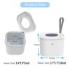 Portable Pacifier Sanitizer, Retainer Cleaner, UV-C Sanitizer Box Portable Case