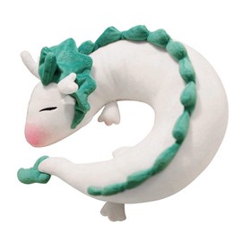ForBEST Dragon U-Shape Pillow Plush Doll Toy Neck Pillow Anime Cute Soft Little White Dragon Best Gift for Kids (Light Green)