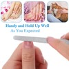 Kifmurase 4 Pcs Diamond Deb Nail Files with Sharp Pointed