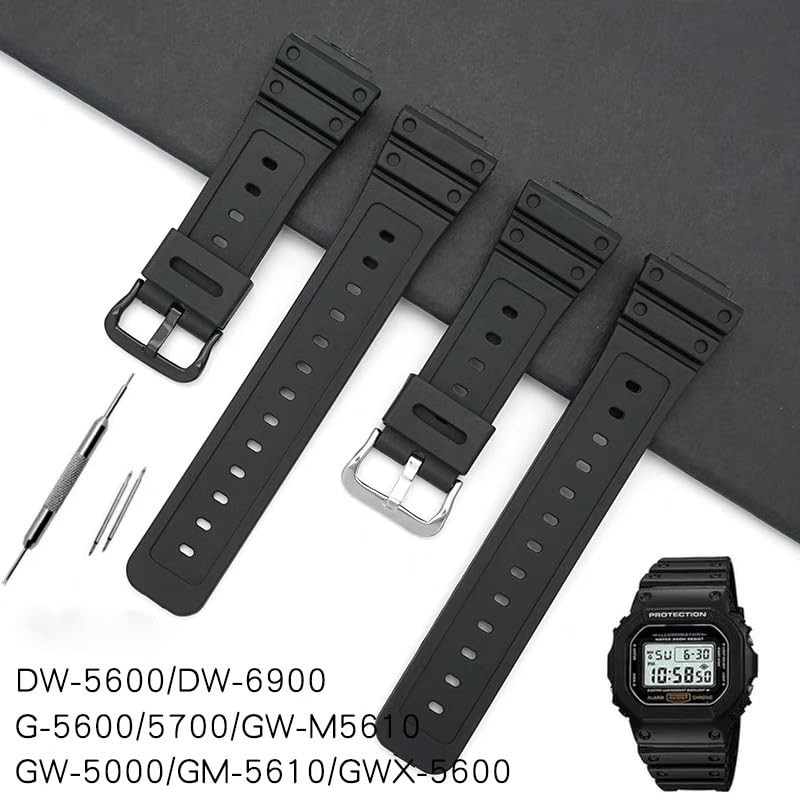 G-Shock Watch Band Replacement for Casio DW-5900 DW-6100 DW-6695 DW-6900