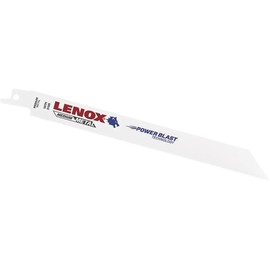 LENOX Tools Metal Cutting Reciprocating Saw Blade with Power Blast Technology, Bi-Metal, 8-inch, 18 TPI