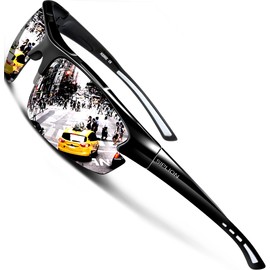 Siplion Men’s Sunglasses, UV400 Protection, Polarised Super Lightweight Frame - Casual m