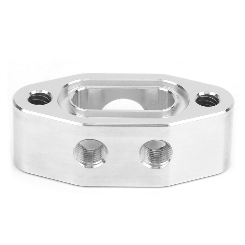 Oil Pressure Sensor Relocation Adapter Plate Car Engine Accessory Fit