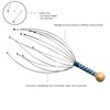 TRIXES Head Scalp Massager Relaxing Therapeutic Portable Stress Relief