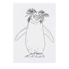 'Rockhopper Penguin' Temporary Tattoo - Water Resistant, Skin-Safe, Non-Toxic Transfer