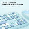 Mofii 666 Keyboard Mouse Combo Wireless 2.4G Mixed Color 110