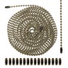 120 Inches Ceiling Fan Pull Chain, Metal Light Pull Chain
