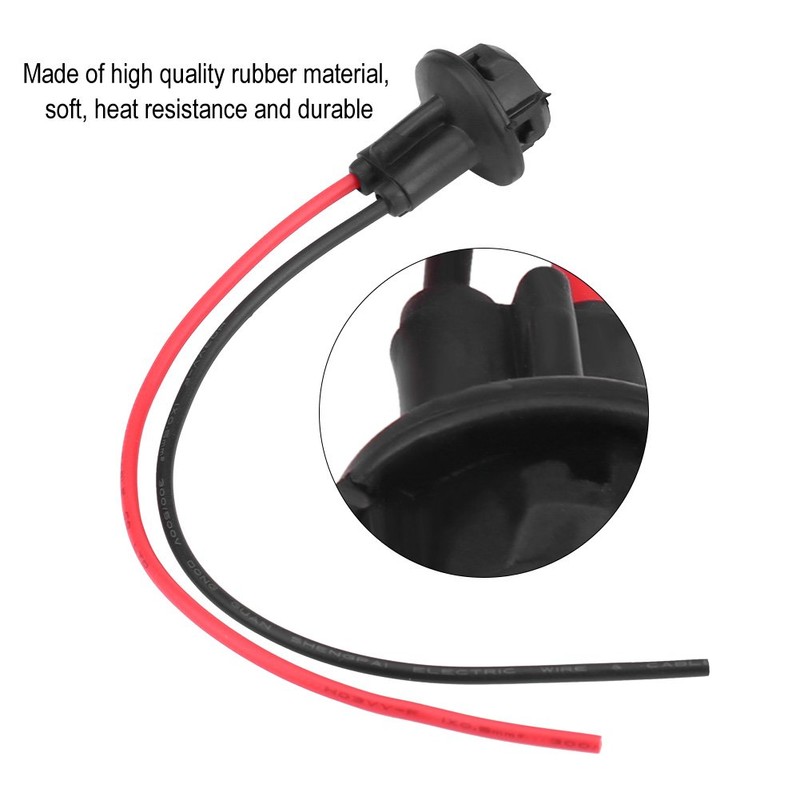 2pcs W-5-W 168 194 Car Plug-in Light Bulb Extension Socket