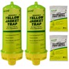 RESCUE! Reusable Yellowjacket Trap - 2 Pack + 2 Four-Week