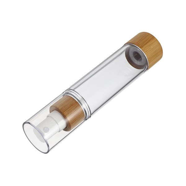 Ipetboom Clear Airless Pump Bottles, 1.69oz (50ml) Refillable Teavel Size