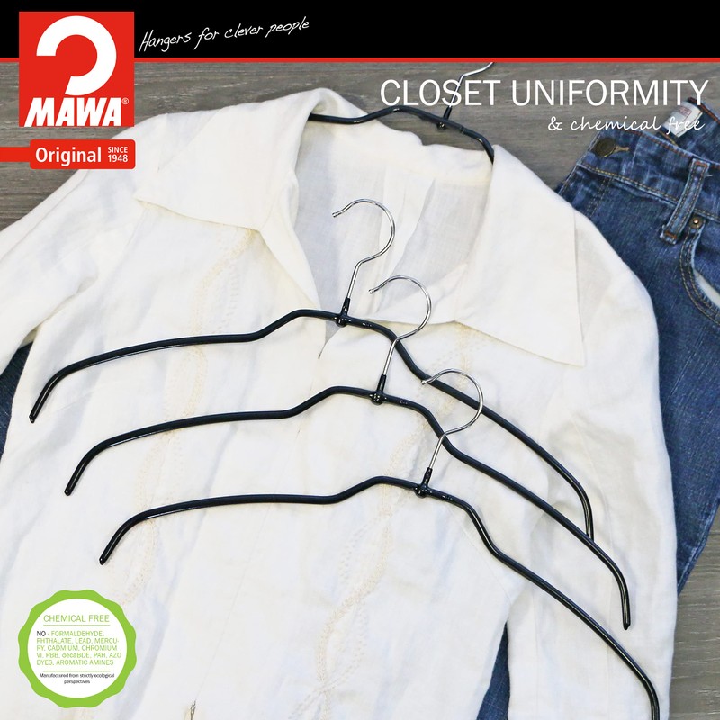 Mawa Reston Lloyd Silhouette Ultra-Thin Series, Non-Slip Space Saving Shirt